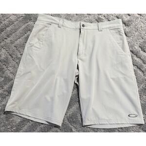 Oakley Mens 38 Stone Grey Take Pro Short 3.0 Golf Lightweight Stretch Shorts
